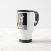 50ste verjaardagsfoto hallo 50 jongens mannen reisbeker (Voorkant rechts)