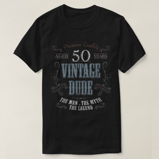 50ste verjaardagsgeschenk idee voor Kerel 50 jaar T-shirt (Design voorkant)