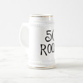50ste verjaardagsgeschenken, 50 ROCKS Bierpul (Voorkant links)