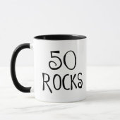50ste verjaardagsgeschenken, 50 ROCKS Mok (Links)