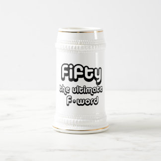 50ste verjaardagsgeschenken - Vijftig, het ultieme Bierpul