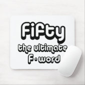 50ste verjaardagsgeschenken - Vijftig, het ultieme Muismat (Met muis)