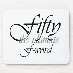 50ste verjaardagsgeschenken - Vijftig, het ultieme Muismat