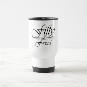 50ste verjaardagsgeschenken - Vijftig, het ultieme Reisbeker