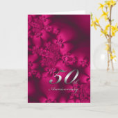 50ste verjaardagskaart kaart (Gele Bloem)