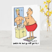 50ste verjaardagskaart kaart (Gele Bloem)