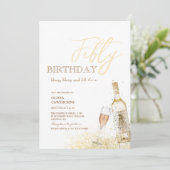 50ste verpartij | Plof, plof en 50 daar!  Kaart (Staand voorkant)