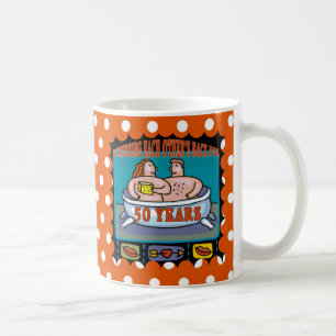 50ste weddenschap Jubileum Gifts Koffiemok