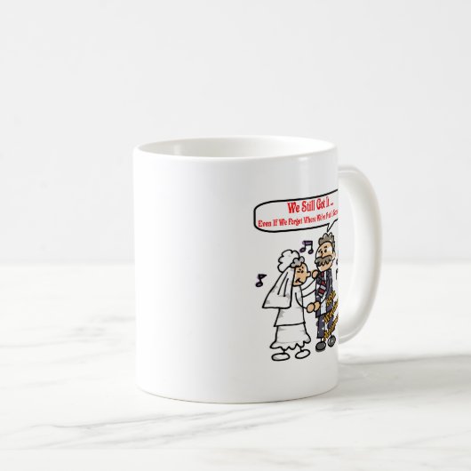 50ste weddenschap Jubileum Gifts Koffiemok (Voorkant rechts)