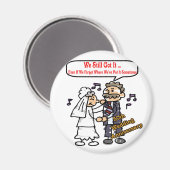 50ste weddenschap Jubileum Gifts Magneet (Voorkant / Achterkant)