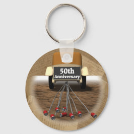 50ste weddenschap Jubileum Gifts Sleutelhanger
