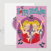 50stropdassen rock&roll Enkele dagskaart Feestdagenkaart (Voorkant / Achterkant)