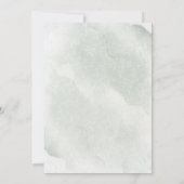 50th Anniversary Greenery Wedding Kaart (Achterkant)