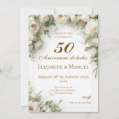 50th Anniversary invitation Kaart (Voorkant)
