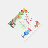 50th Bday Tropical Summer Dine & Cocktail Party Servet (Hoek)