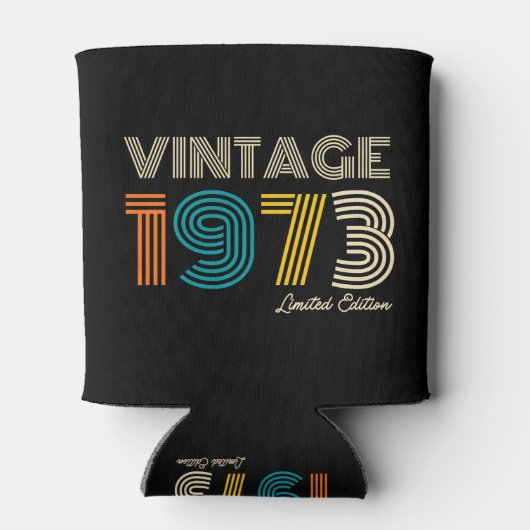 50th Birthday  1973 Limited Edition Blikjeskoeler (Achterkant)