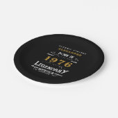 50th Birthday 1976 Legendary Retro Papieren Bordje (Gekanteld)