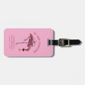 50th Birthday 50 and Fabulous Swag Custom Bagagelabel (Voorkant horizontaal)