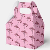 50th Birthday 50 and Fabulous Tropical Flamingo Bedankdoosjes (Achterkant)