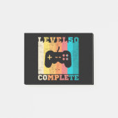 50th Birthday/ Anniversary Level 50 Complete Post-it® Notes (Voorkant)
