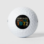 50th Birthday August 1972 Limited Edition Golfballen (Voorkant)