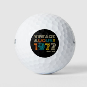 50th Birthday  August 1972 Limited Edition Golfballen