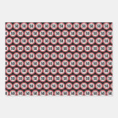 50th Birthday CUSTOM AGE Speed Limit Sign Inpakpapier Vel (Voorkant)