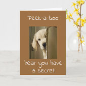 *50th BIRTHDAY* DOG IS SLECHTS EEN JOKESTER VOOR Z Kaart (Gele Bloem)