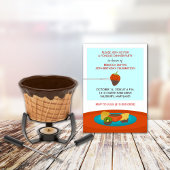 50th Birthday Fondue Dinner Party Uitnodiging