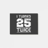 50th Birthday Funny Post-it® Notes (Voorkant)