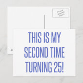 50th Birthday Gag Gift Briefkaart (Voorkant / Achterkant)