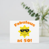 50th Birthday Gag Gift Briefkaart (Staand voorkant)