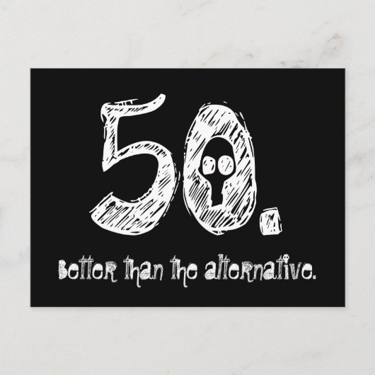 50th Birthday Gag Gift Briefkaart (Voorkant)