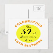 50th Birthday Gag Gift Briefkaart (Voorkant / Achterkant)