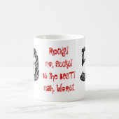 50th Birthday Gag Gift Funny Gothic Koffiemok (Center)