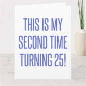 50th Birthday Gag Gift Kaart (Voorkant)