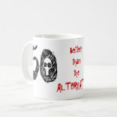 50th Birthday Gag Gift Koffiemok (Voorkant links)