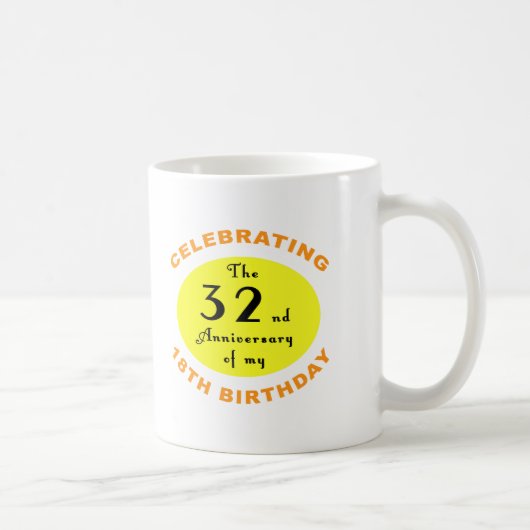 50th Birthday Gag Gift Koffiemok (Rechts)