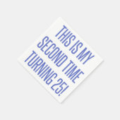 50th Birthday Gag Gift Servetten (Hoek)