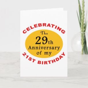 50th Birthday Gag Gifts Kaart