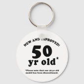 50th Birthday Gag Gifts Sleutelhanger (Voorkant)
