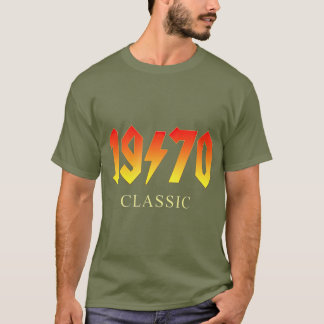 50th Birthday Gift 1970 Classic Rock Legend T-shirt