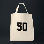 50th Birthday Gift Bag Tote Bag<br><div class="desc">50e Birthday Gift bag</div>