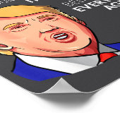 50th Birthday Gift Funny Trump Quote Shirt For Men Poster (Hoek)