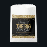 50th Birthday Gold en Black Big Five-Oh Bedankzakje<br><div class="desc">Elegant Faux Gold glitter met de scherpende confetti hoogtepunten op de boven- en ondergrens. Alle tekst kan worden aangepast en kan eenvoudig worden gewijzigd voor uw eigen wensen. Geweldig elegante sjabloon voor de 50ste verjaardag.</div>
