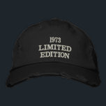 50th Birthday Golfer Limited Edition Grappig Geborduurde Pet<br><div class="desc">Modern,  Limited edition honkbal pet. 50ste verjaardag,  golfer,  sport,  grappig pet. U kunt personaliseren met uw jaar.</div>