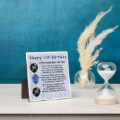 50th Birthday Husband Poem Plaque Fotoplaat (Insitu)