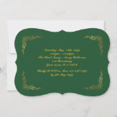 50th, Birthday Invitation Man Elke leeftijd, Foto, Kaart (Achterkant)