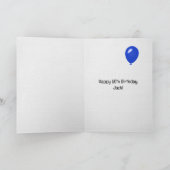 50th Birthday Magazine Hoesje Kaart (Binnen)