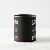 50th Birthday Man Biker Motorcycle Chopper 1975 Mok (Midden)